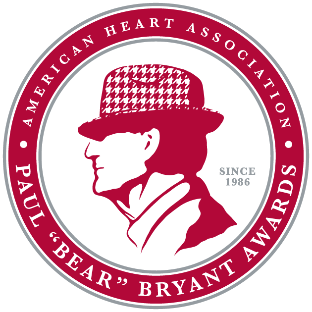 American Heart Association Paul Bear Bryant Awards Since 1986 logo