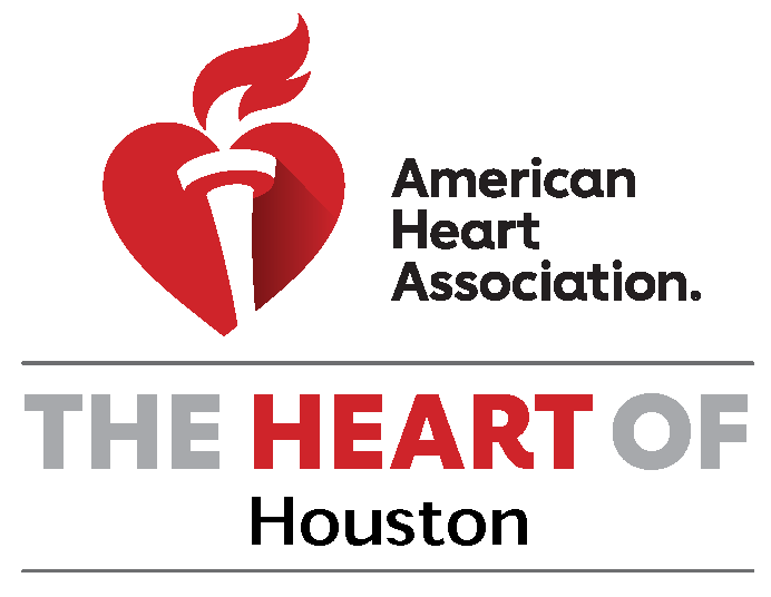 American Heart Association The Heart of Houston Logo